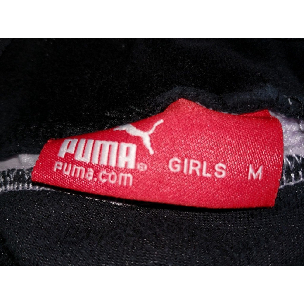 Puma Girls Velvet Sweatpants, Medium - Picture 3 of 5